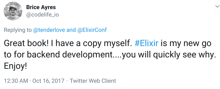 Elixir is my new go to for backend development...you will quickly see why